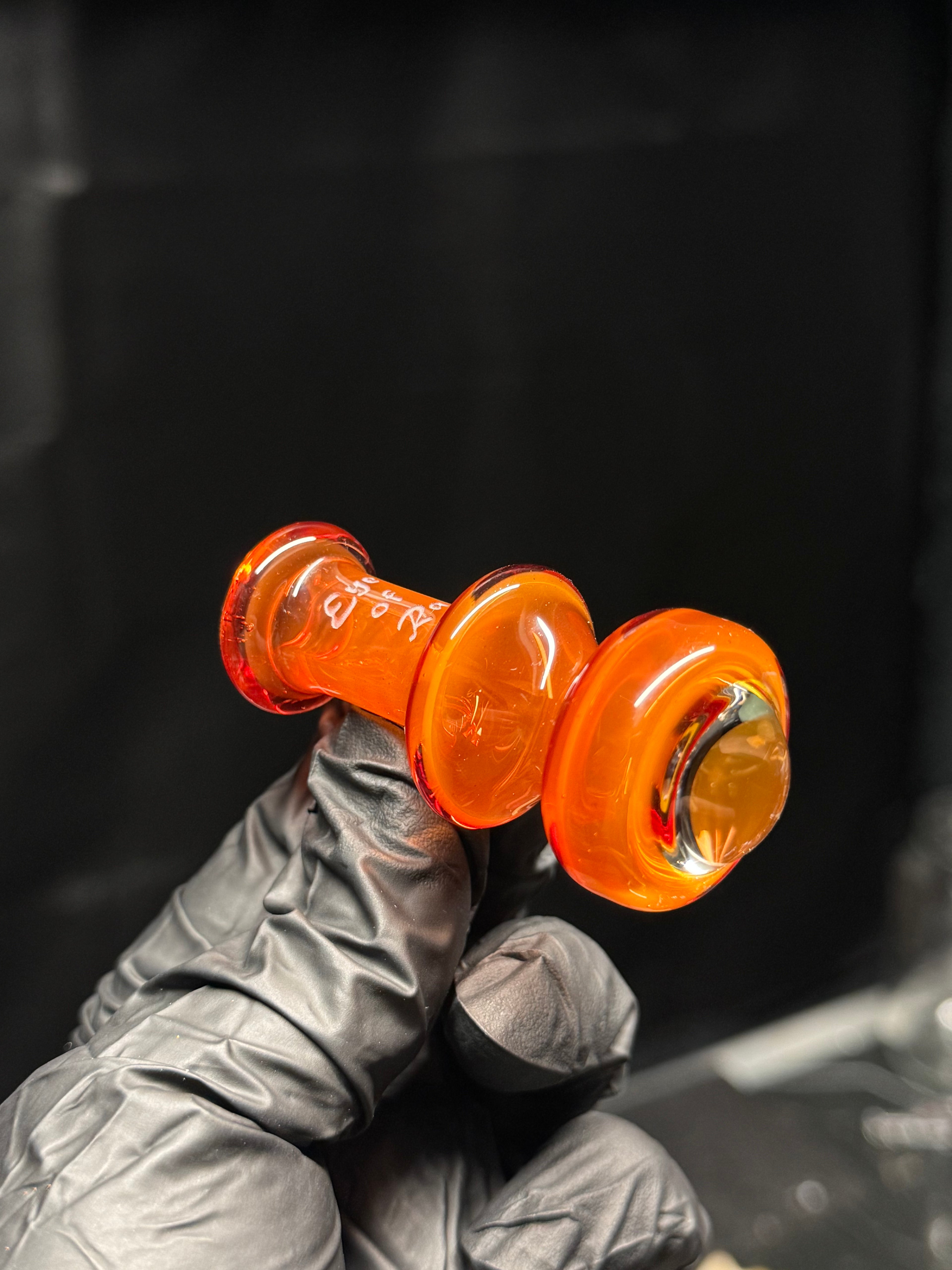 Eye of Ra Fire Orange Pendant